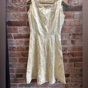 1960s Henry Rosenfeld dress Cream Colored Size 12 Vintage Dress
